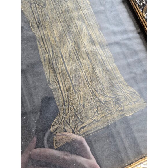 Clark Paterson Brass Rubbing Dame Jemima Wilson 1977 Westminster Abbey 19x11 - Picture 6 of 8